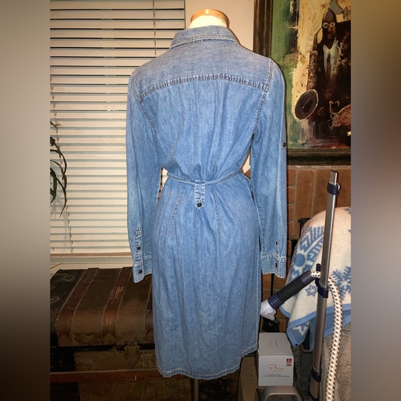 Ralph Lauren denim dress size 10 - Picture 3 of 5